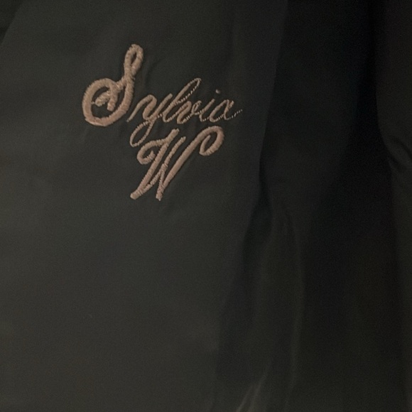 Vintage black faux Persian Lamb Jacket with Mink Collar. - Picture 5 of 10